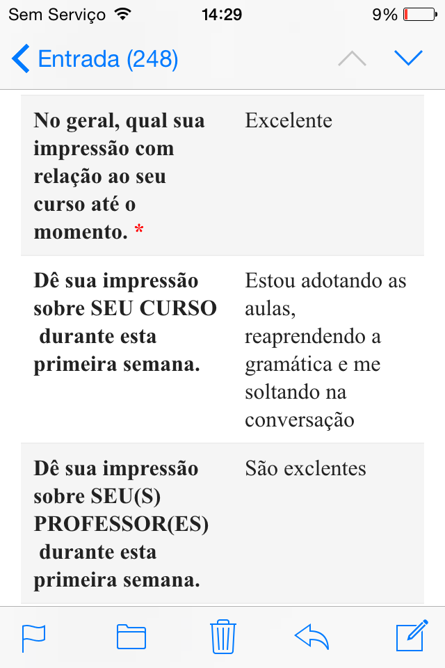 Depoimento original de Edneia